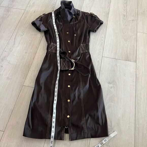 Cache zip up body con dress size 2 - Picture 2 of 9